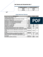 FICHA TÉCNICA Plancha D10 de 2.00 Pulgadas