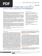 Clinical Profile of Fungal Sepsis in New Born: A Tertiary Centre Experience From Bangladesh