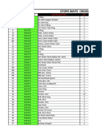 STOPE MATE - S36 Cross Over List GOOD ONE