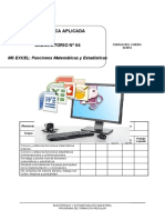 Lab 04 - Funciones Matemáticas y Estadísticas