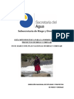 GUIA de Elaboración de Proyectos SENAGUA