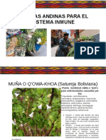 Plantas Andinas Sistemainmune