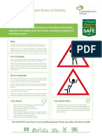 7 Global Golden Rules of Safety - Rule 6 - Handling, Loading & Unloading of Loads Fall Hazards Work at Height - Draft