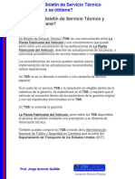 Qué Es Un Boletín de Servicio Técnico y Cómo Se Obtiene