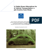 Commercially Viable Green Alternatives For Passenger Vehicle Transportation: A Multiple Country Case Study