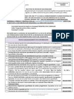 Check List Solicitud de Opción de Nacionalidad