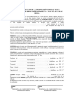 Acta de Constitucion de La Organización Comunal