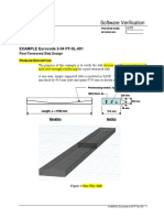 Software Verification: EXAMPLE Eurocode 2-04 PT-SL-001