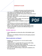 Disorders of Bartholin's Gland