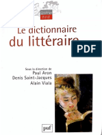 Dictionnaire Du Littéraire - Critique Littéraire