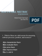 Software Metric: 19 Questions