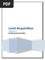 Land Acquisition: Professional Practice