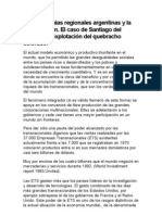 Las Economías Regionales Argentinas y La Globalización