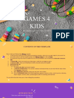 Games For Kids - by Slidesgo