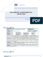 Estadística Descriptiva Aplicada