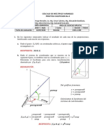 Cálculo de Múltiples Variables Práctica Calificada No 4