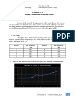 Worksheet On Bacterial Growth