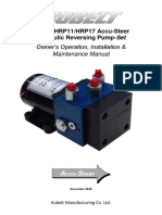 HRP05/HRP11/HRP17 Accu-Steer Hydraulic Reversing Pump-Set: Owner's Operation, Installation Maintenance Manual