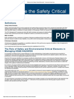 What Are The Safety Critical Elements - Ammonia Know How