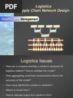 Logistics Supply Chain Network Design: Management