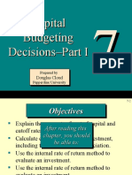 07 Capital Budgeting Decisions - Part 1