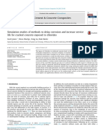 Simulation Studies of Methods To Delay Corrosion and Increase Service Life For Cracked Concrete Exposed To Chlorides - Jones2015