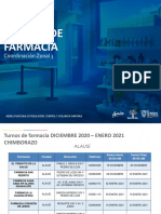 Arcsa Cz3 Turnos de Farmacias Chimborazo Diciembre 2020 Enero 2021