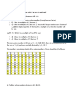 Homework #1. Prime Numbers