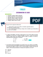 Taller. Estequiometria de Gases