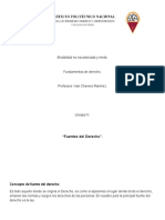 Derecho Fuentes Del Derecho U4