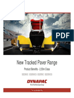 New Tracked Paver Range: Product Benefits - 2,55m Class