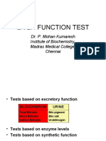 Liver Function Test: Dr. P. Mohan Kumaresh Institute of Biochemistry, Madras Medical College, Chennai