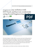 Replicate Any Websites With HTTrack and Harvest Credentials Using Social Engineering Toolkit - by David Artykov - Purple TEAM - May, 2021 - Medium