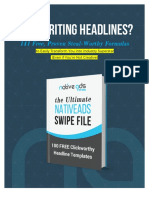 Hate Writing Headlines?: 141 Free, Proven Steal-Worthy Formulas