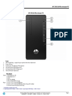 Quickspecs: HP 290 G4 Microtower PC