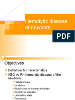 Hemolytic Disease of Newborn Class Notes