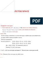 Vector Space - Unit I