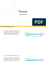 Torsion Sample Problem 2