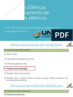 Aula 10 - Dimensionamento de Condutores - Proteção