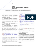 Relative Initial and Final Melting Points and The Melting Range of Organic Chemicals