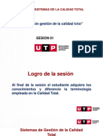 SESION 01 .-Teorías de Gestión y Sistemas de La Calidad Total