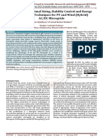 A Review On Optimal Sizing, Stability Control and Energy Management Techniques For PV and Wind Hybrid AC DC Microgrids