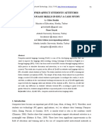 Does Dyned Affect Students' Attitudes and Language Skills in Efl? A Case Study