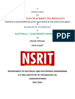 Sample Seminar Report