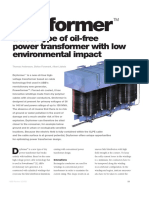 A New Type of Oil-Free Power Transformer With Low Environmental Impact