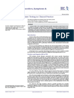 D Dimer Testing in Clinical Practice