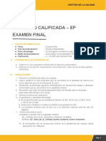 Examen Final de Gestion de Calidad