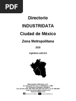 Industridata CDMX Zona Metropolitana