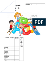 Examen Tercer Grado Tercer Trimestre