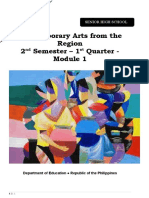 Contemporary Arts From The Region 2 Semester - 1 Quarter - : ND ST